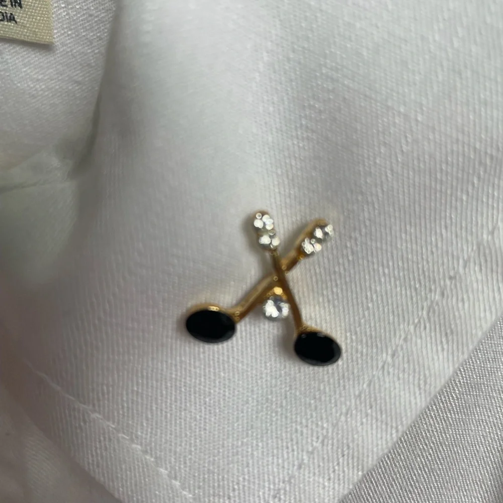 Golf Pin brooch Australian crystals new